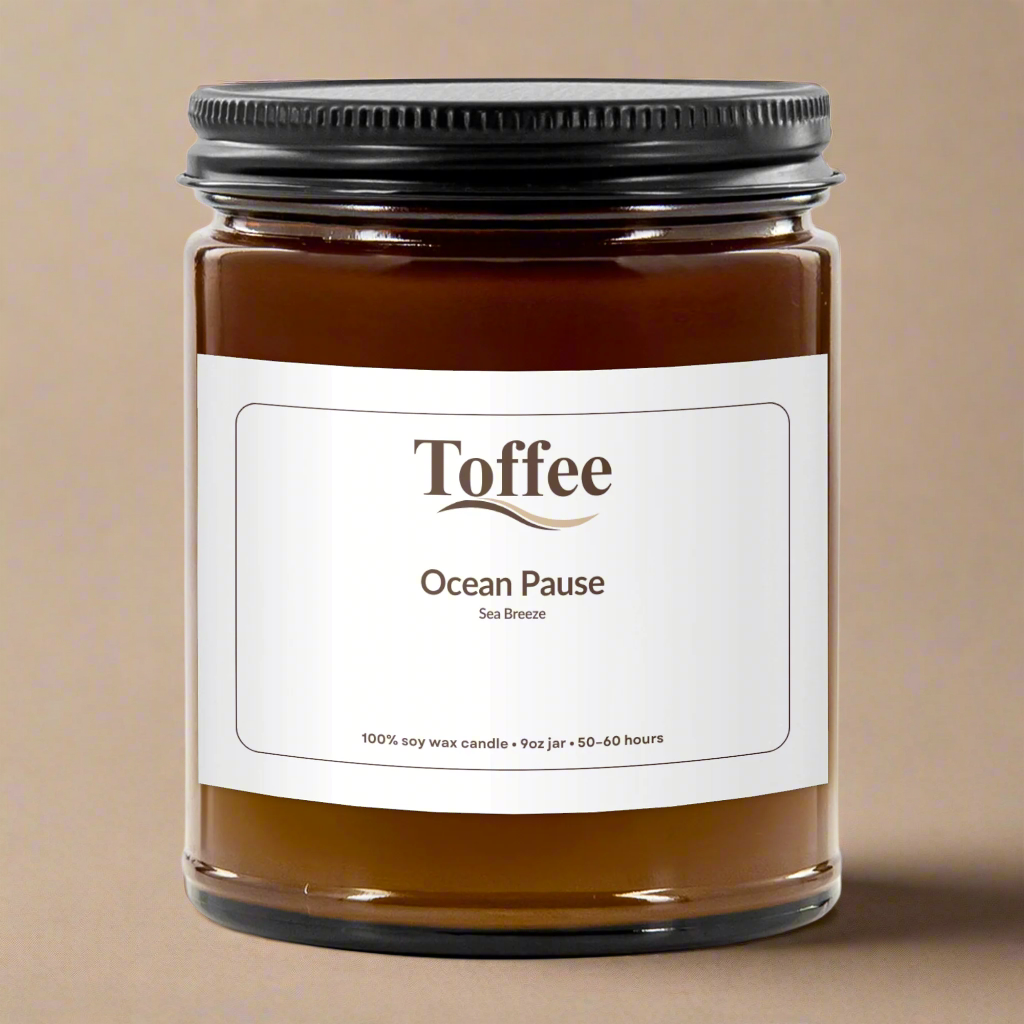 Ocean Pause – Sea Breeze Candle by Toffee | Premium Handcrafted Soy Candle