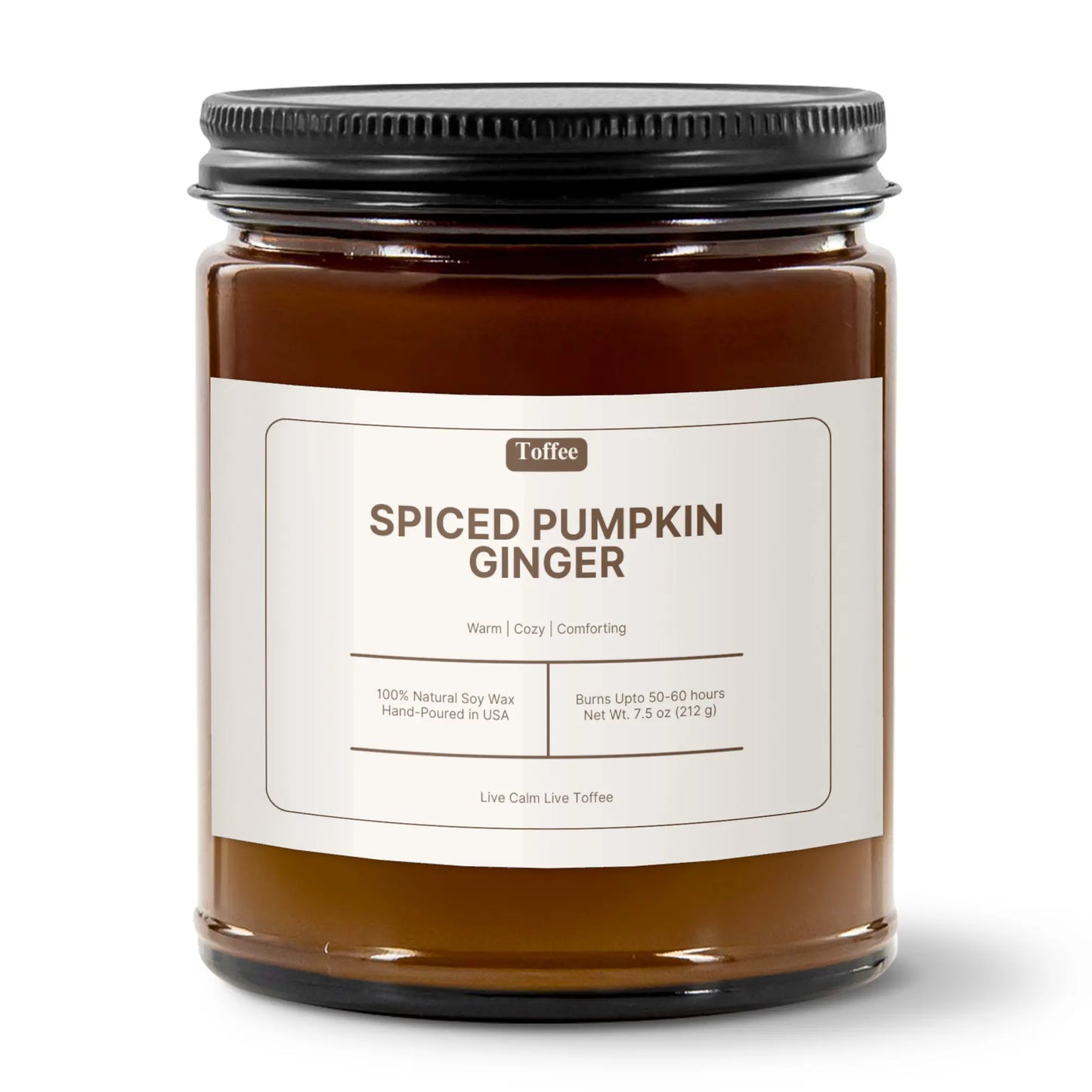 Spiced Pumpkin Ginger Candle Toffee