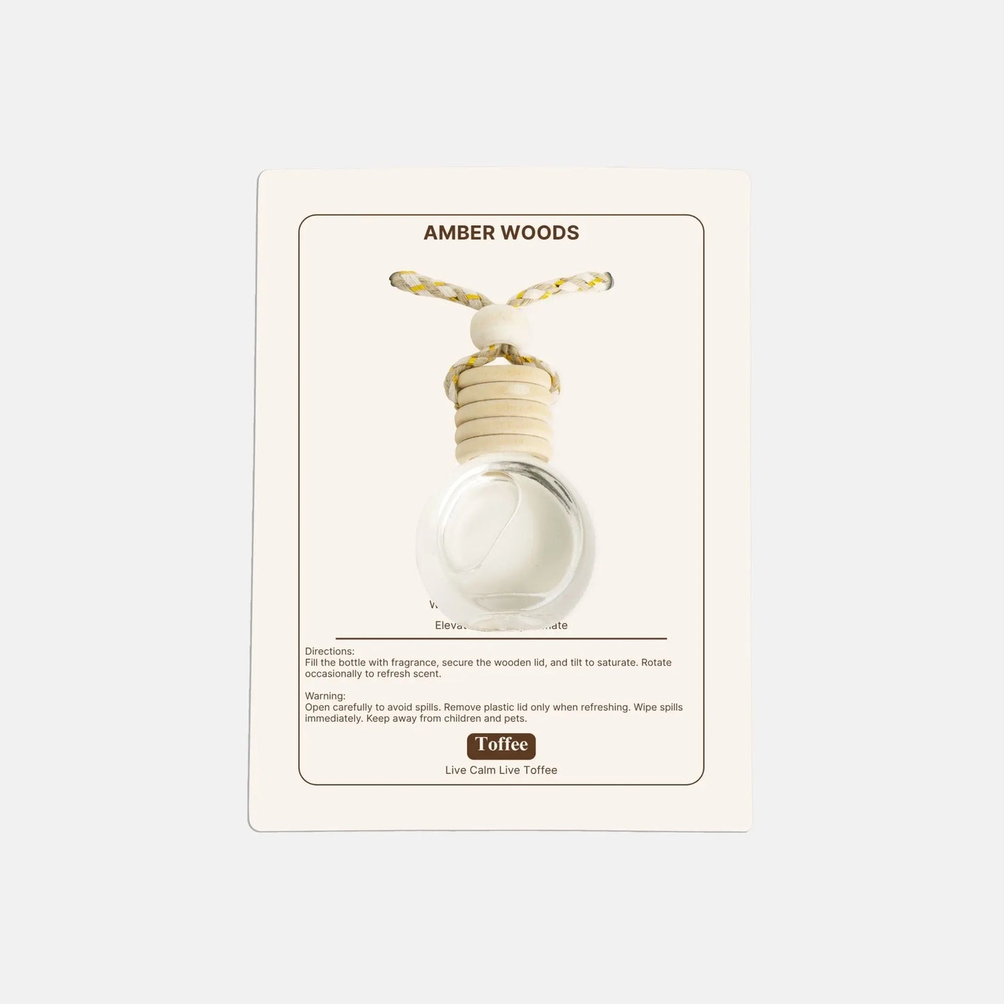 Amber Woods Mood Diffuser Toffee