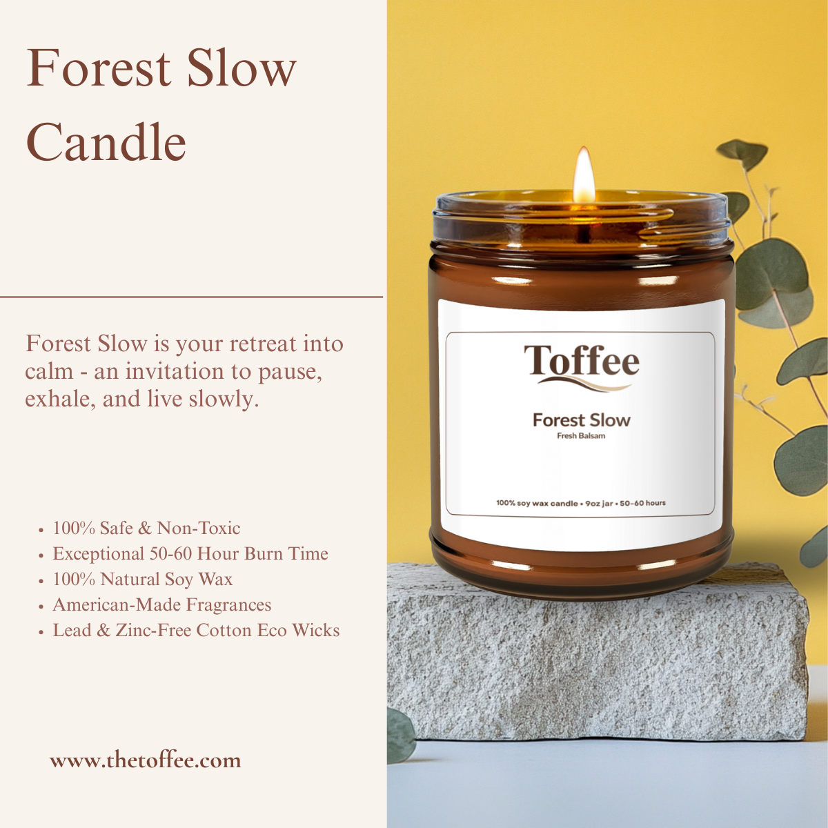 Forest Slow Candle