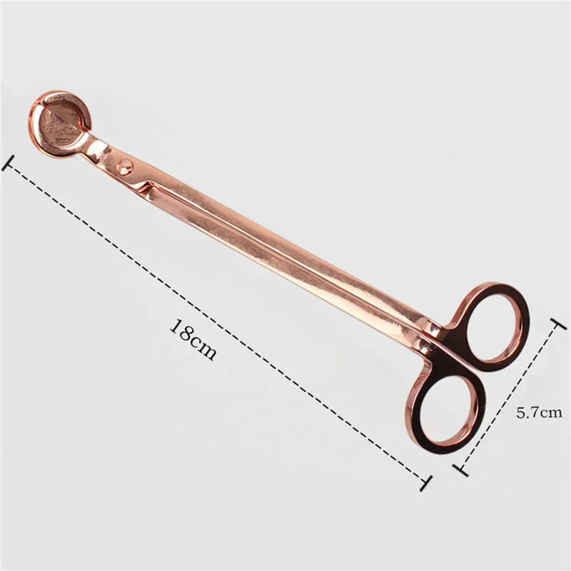 3PCS Candle Wick Trimmer Scissors Extinguisher Hooks Candle Accessories Set Home Care Candle Tool Stainless Steel Portable