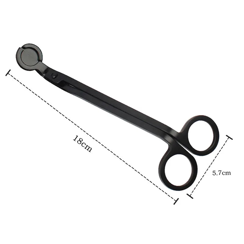 3PCS Candle Wick Trimmer Scissors Extinguisher Hooks Candle Accessories Set Home Care Candle Tool Stainless Steel Portable