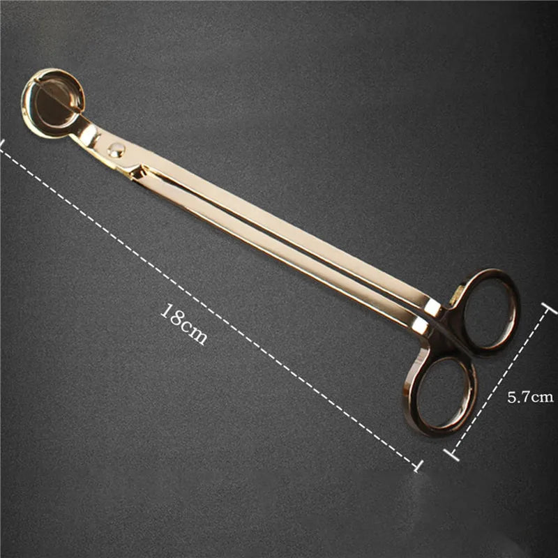 3PCS Candle Wick Trimmer Scissors Extinguisher Hooks Candle Accessories Set Home Care Candle Tool Stainless Steel Portable