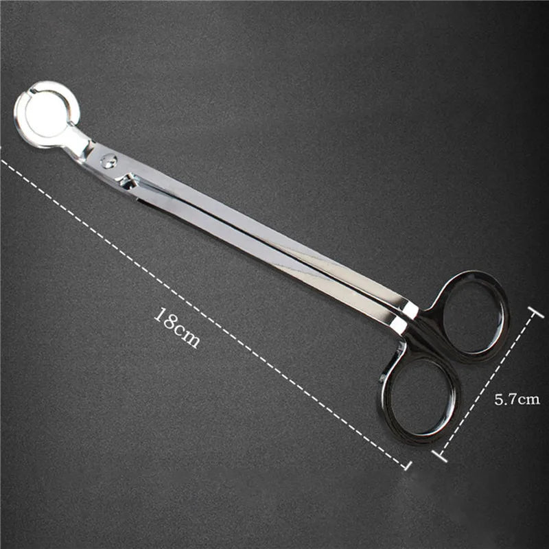 3PCS Candle Wick Trimmer Scissors Extinguisher Hooks Candle Accessories Set Home Care Candle Tool Stainless Steel Portable