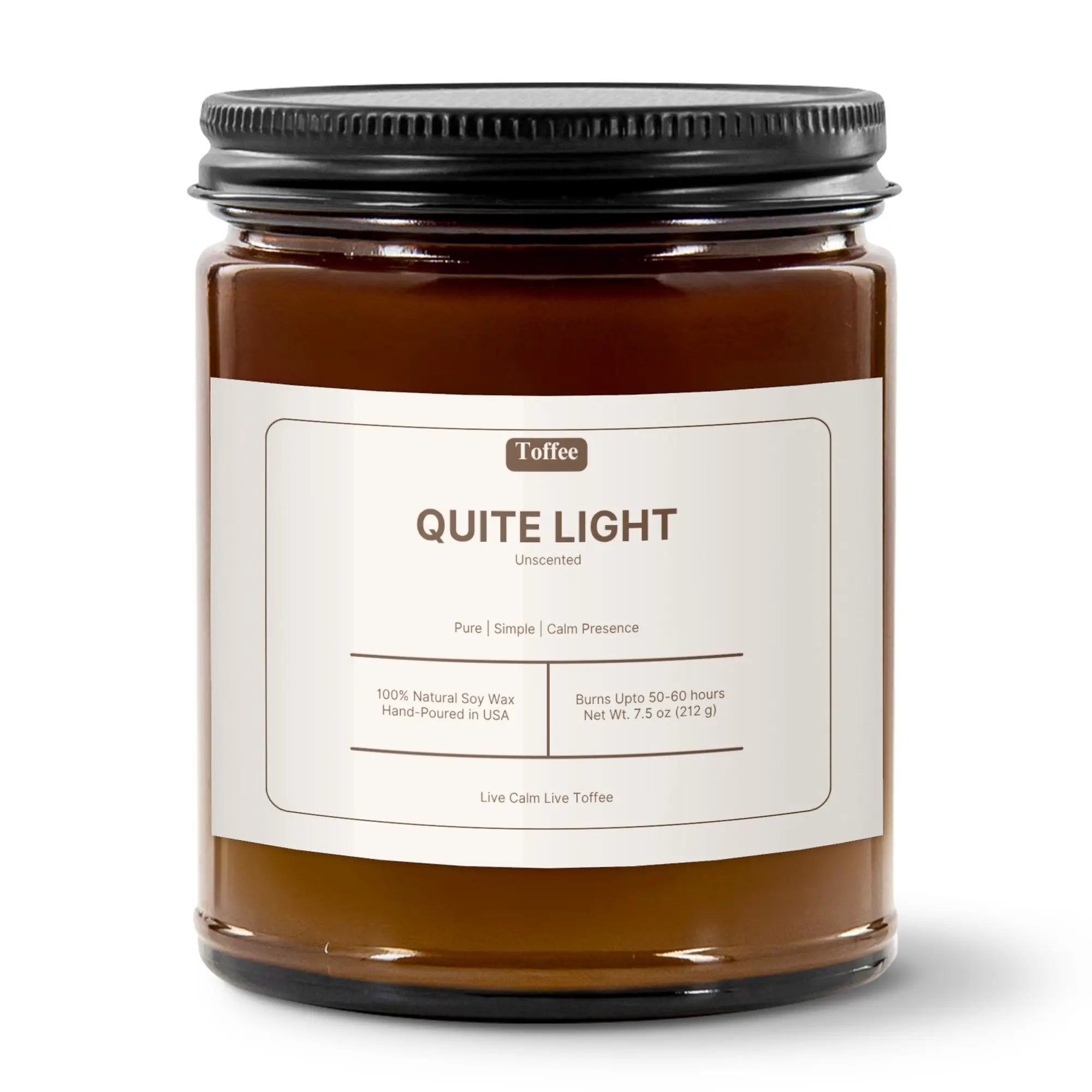 Quite Light Candle Toffee