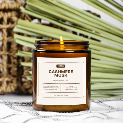 Cashmere Candle Amber Jar 9oz