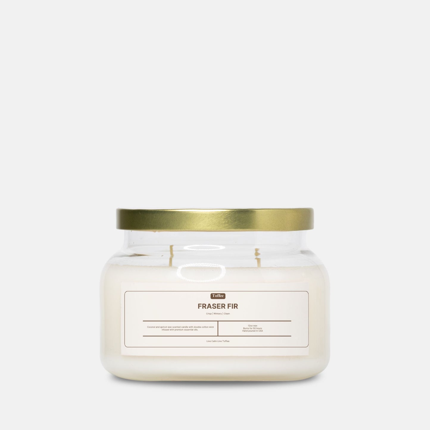 Fraser Fir Candle Apothecary Jar (Double Wick)