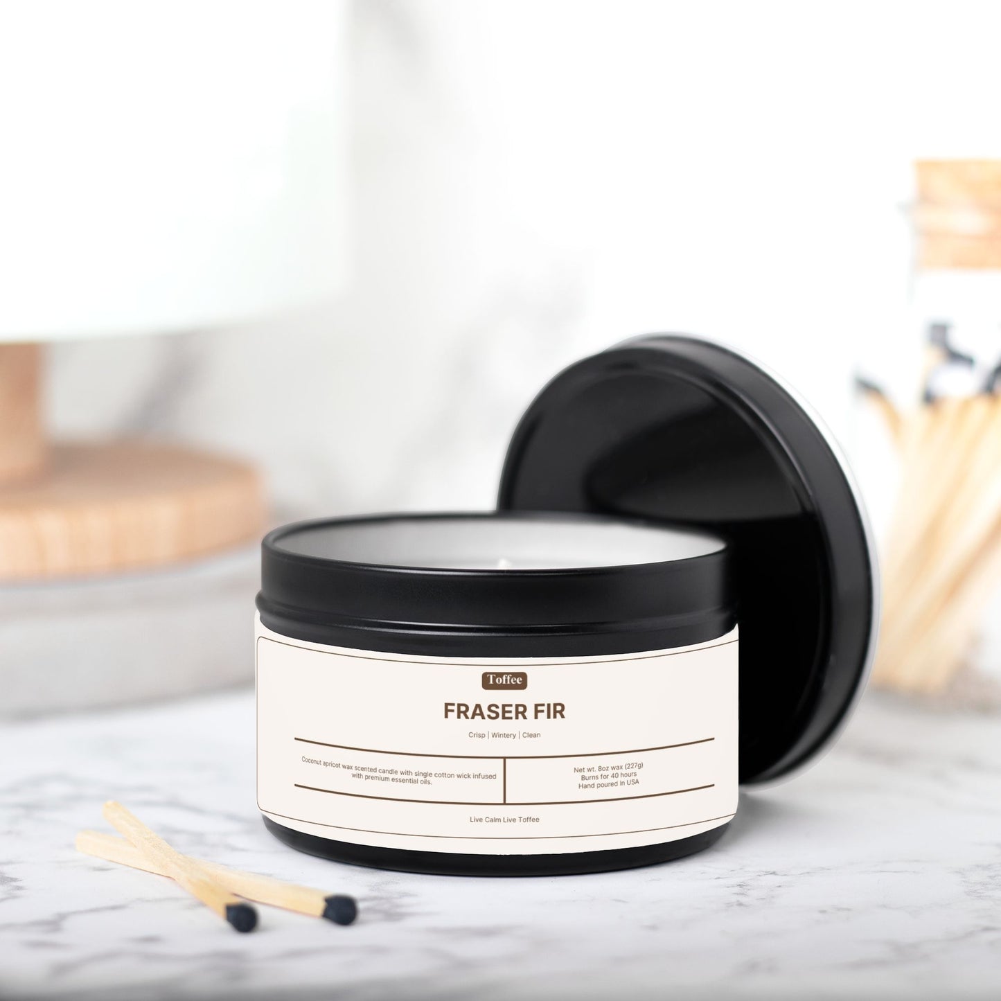 Fraser Fir 8oz Tin Candle