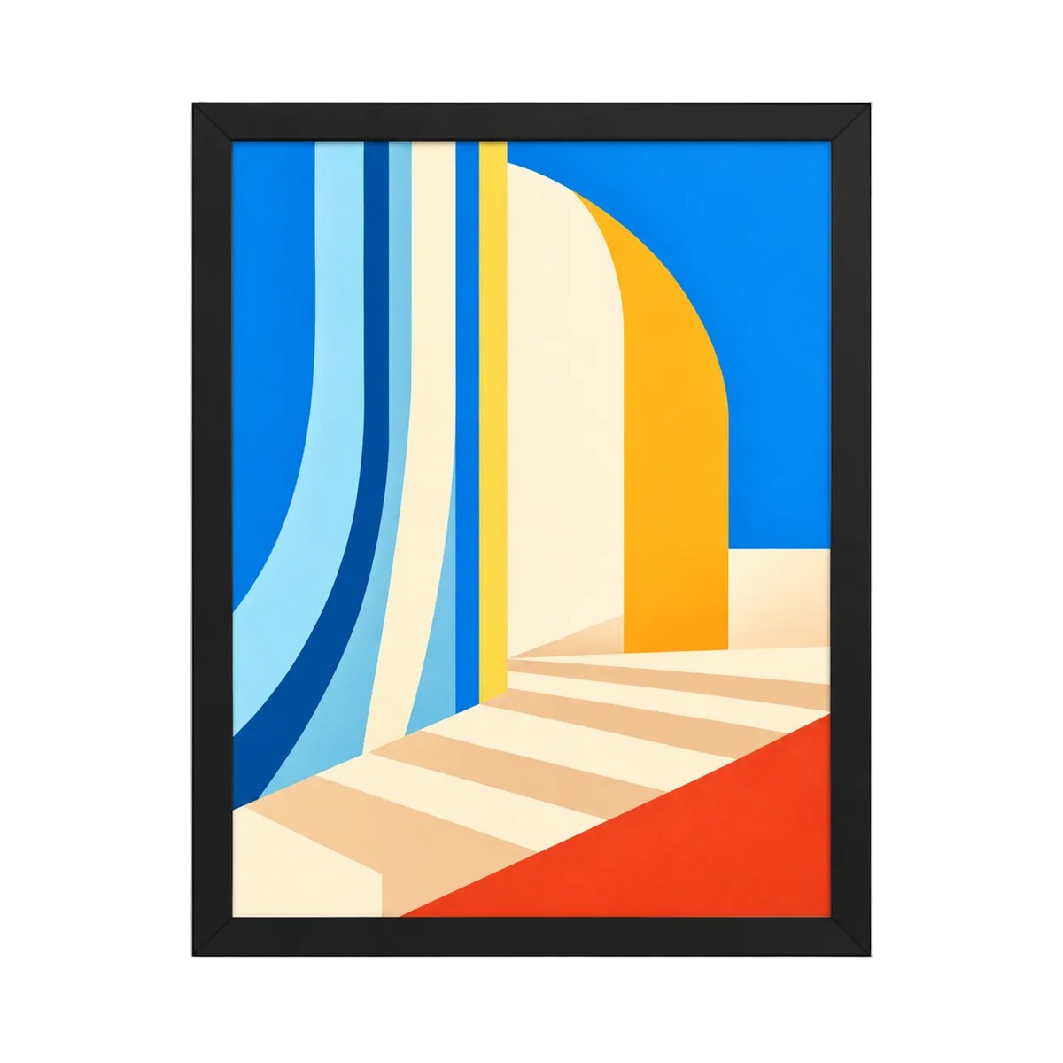 Soft Day Framed Art Print | 12×16