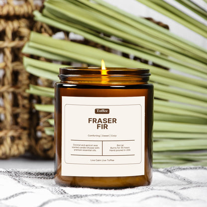 Fraser Fir Candle Amber Jar 9oz