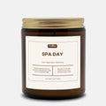 Spa Day Candle Amber Jar 9oz